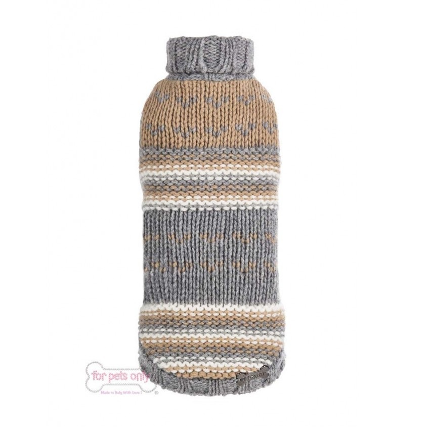 Aspen Pull Camel And Grey