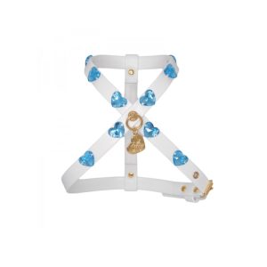 AZUL HEARTS HARNESS WHITE