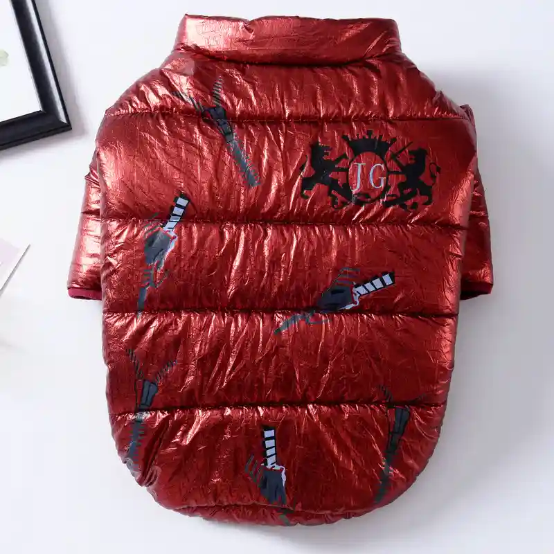 Cappotto Impermeabile Cani Bulldog Zip - Imbottito - immagine 9