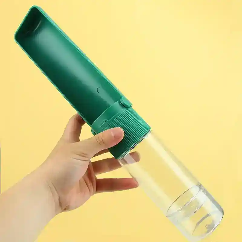 Borraccia per cani portatile con porta crocchette - immagine 5