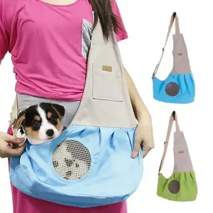 Borsa Trasportino per Cani e Gatti in Tela "Oreste"