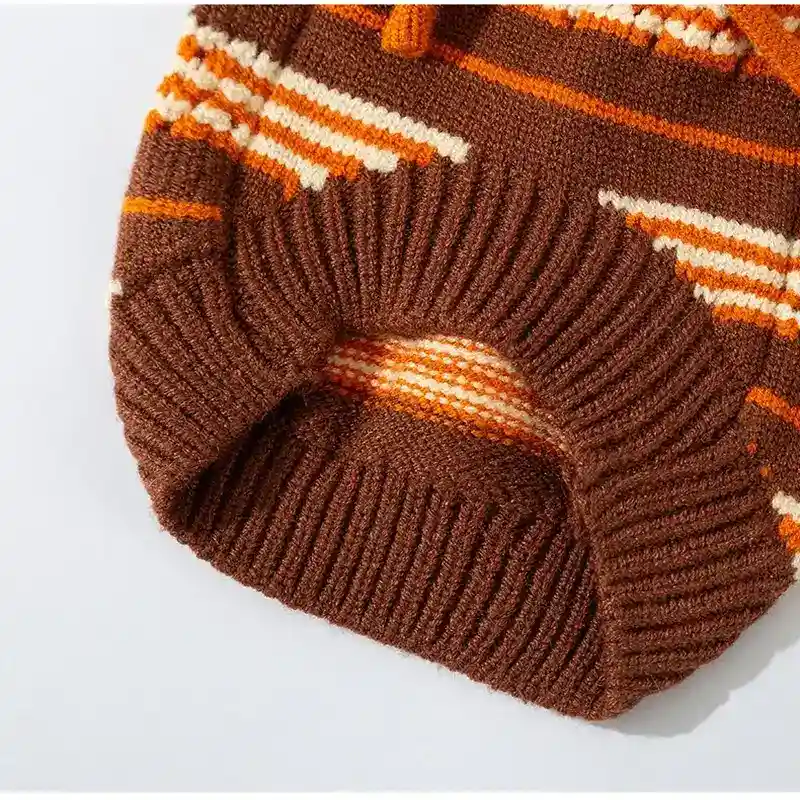 Maglione Cani Gatti Righe Caldo Invernale Maglia Knit - immagine 6