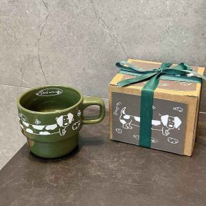Tazza Bassotto in Ceramica con Sottotazza – Idea Regalo Perfetta