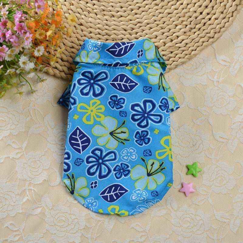 Camicetta "Hawaii" per Cani con Fantasie Floreali e Chiusura a Bottoni - immagine 7