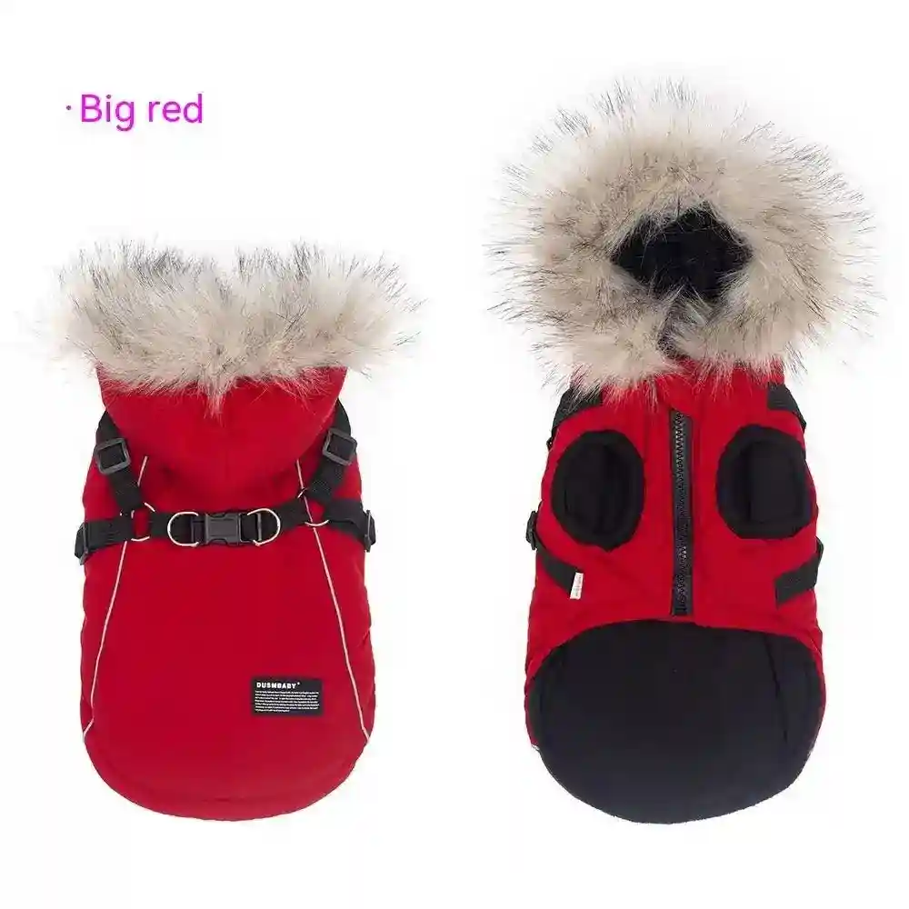 Cappottino per cani in pile pettorina integrata "Winter" ideale per barboncino e non solo - immagine 7