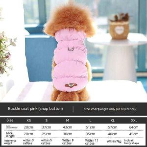 Cappottino per cani piccola taglia smanicato "Macarons"