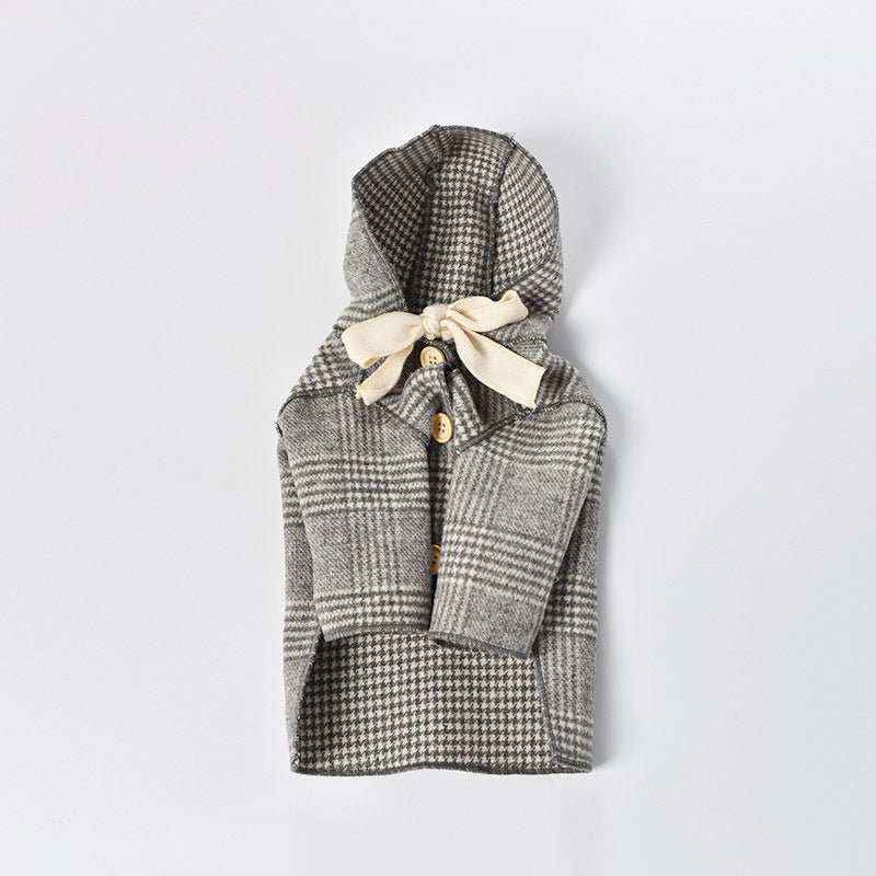 Cappottino Simil Cashmere per Cani con Cappuccio e Fiocchetto – Eleganza Invernale - immagine 5