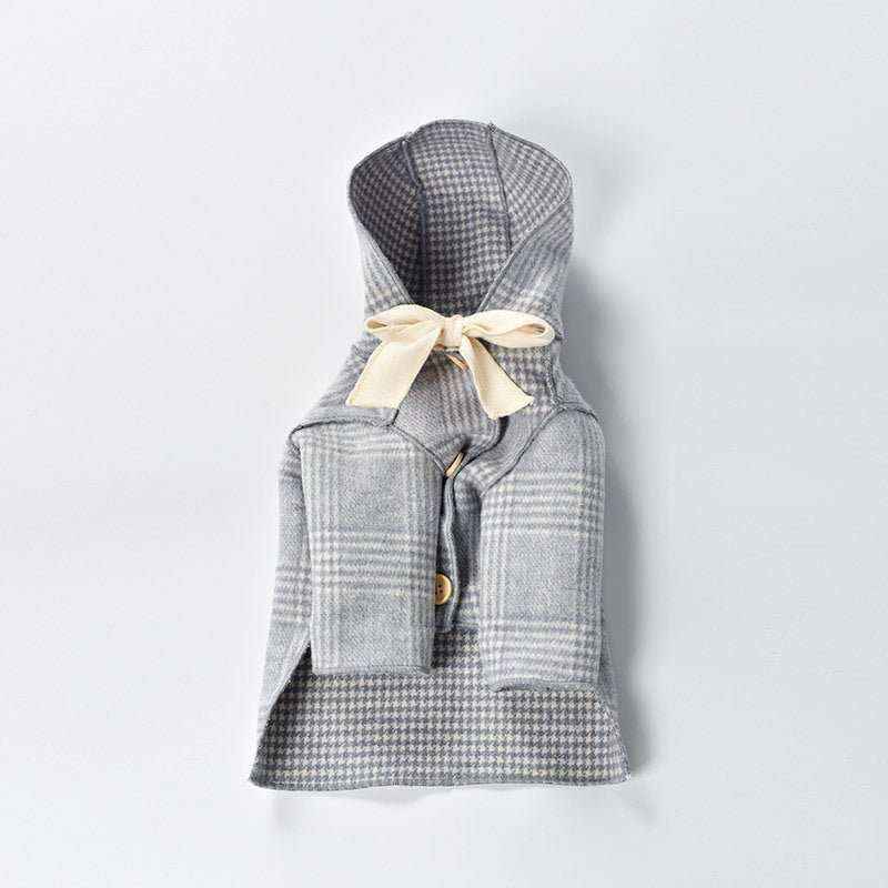 Cappottino Simil Cashmere per Cani con Cappuccio e Fiocchetto – Eleganza Invernale - immagine 4