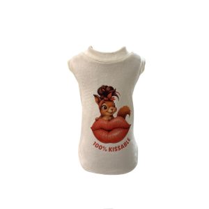 Ciniglia “100% Kissable” bianca