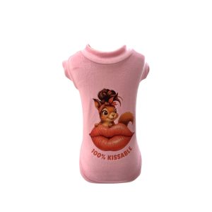 Ciniglia “100% Kissable” rosa