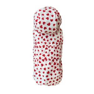 Rain Jacket with red hearts