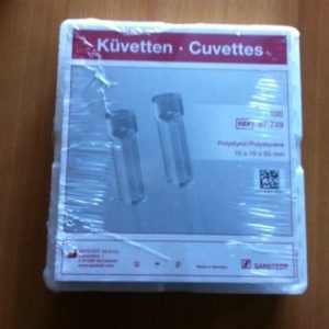 CUVETTE DI LETTURA senza tappo 100pz.