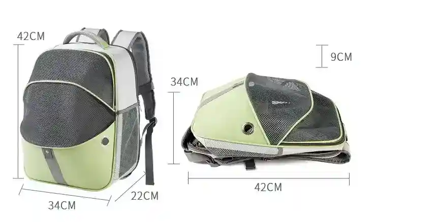 Zaino Trasportino "Exploit" per Cani e Gatti in Nylon Antigraffio - immagine 6