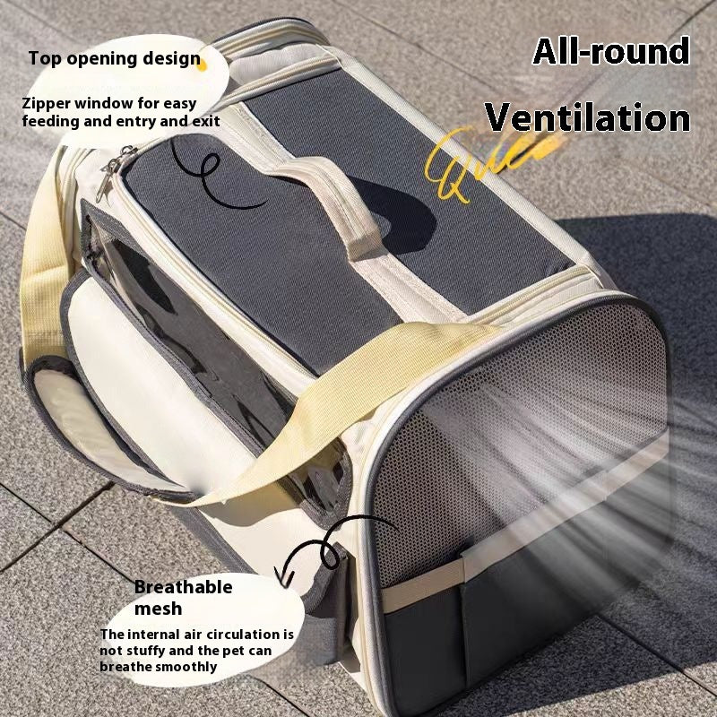 Trasportino Gatti Apertura Superiore Doppio Ingresso - immagine 8