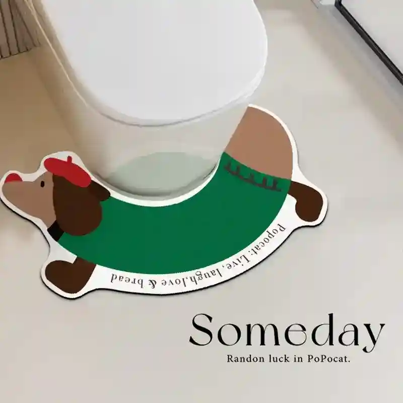 Tappetino Bagno Bassotto Idrorepellente Antiscivolo - immagine 6