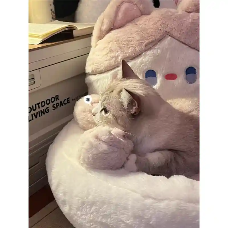 Cuccia a Tema per Gatti - Alberello, Divanetto e Gattino - immagine 7