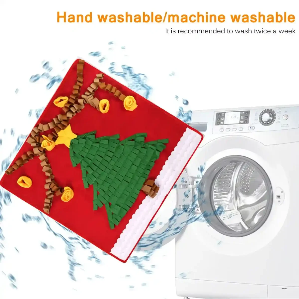 Tappetino Natalizio Sniffing per Cani "Albero di Natale" - immagine 7