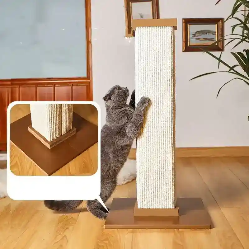 Torre Tiragraffi Gatti 80cm - Legno e Sisal Naturale - immagine 3