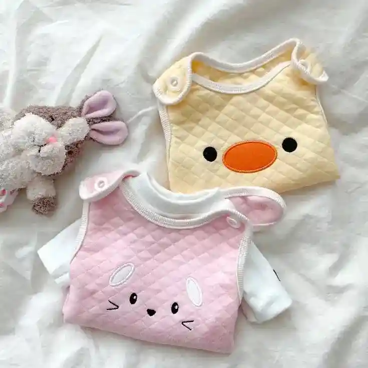 Canotta per Cani "Cip Cip" - Gialla con Paperotto o Rosa con Topolino - immagine 2