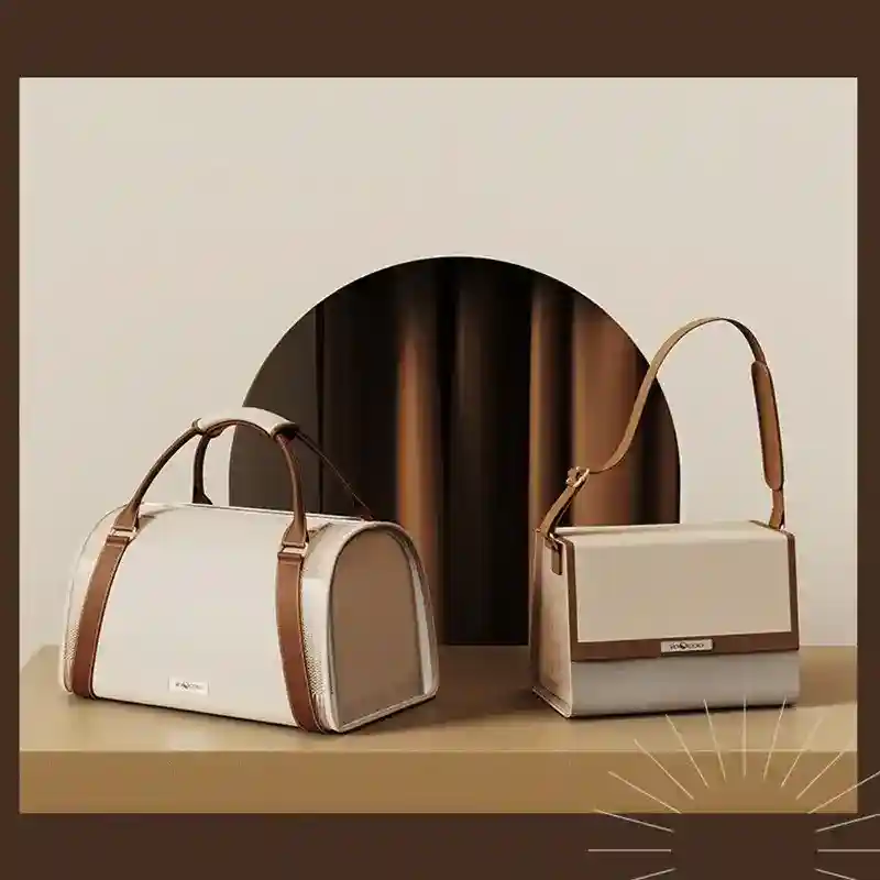 Borsa Trasportino Premium Ecopelle con Tracolla Monospalla - immagine 3