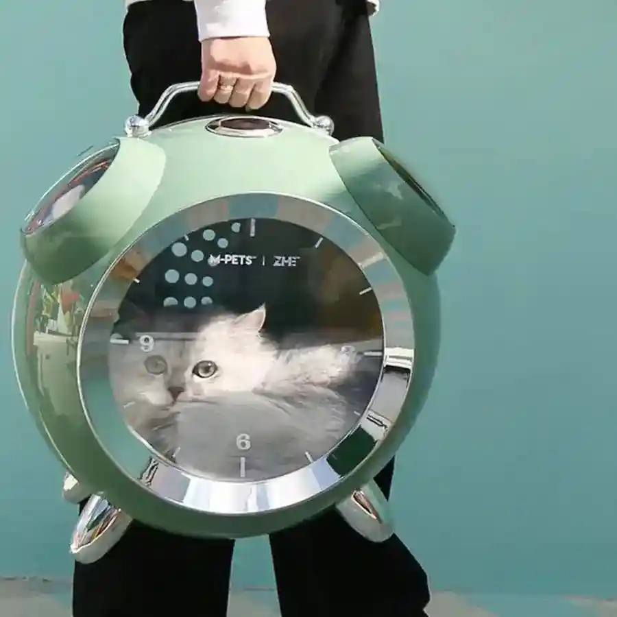 Trasportino Rigido Sveglia con Termometro e Oblò Removibile - immagine 6