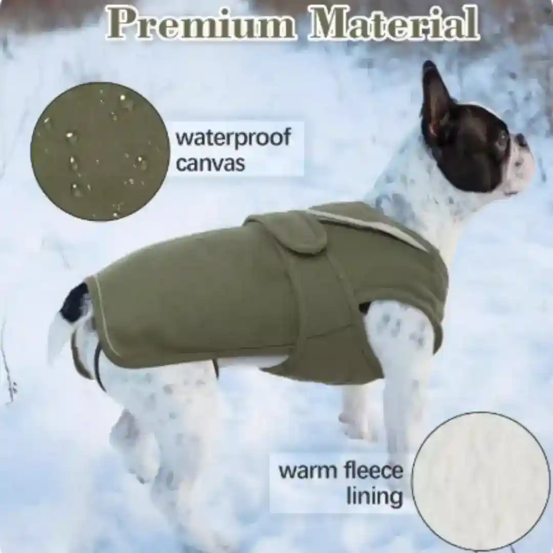 Cappotto Impermeabile Cani con Elastici Zampe e Riflettenti - immagine 3