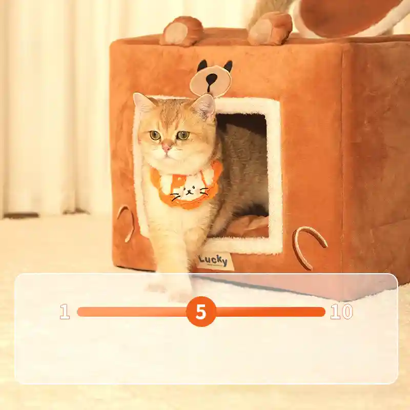 Cuccia Igloo Autoriscaldante per Gatti e Cani - immagine 2