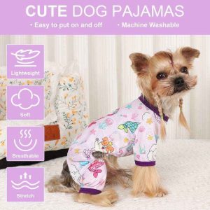 Tutina Sirenetta per Cani | Pigiamino Morbido per Cani di Piccola Taglia