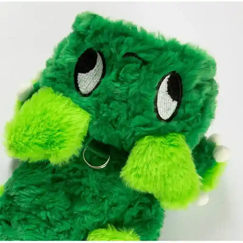 Cappotto Dinosauro per Cani con Cappuccio - Imbottito - immagine 4