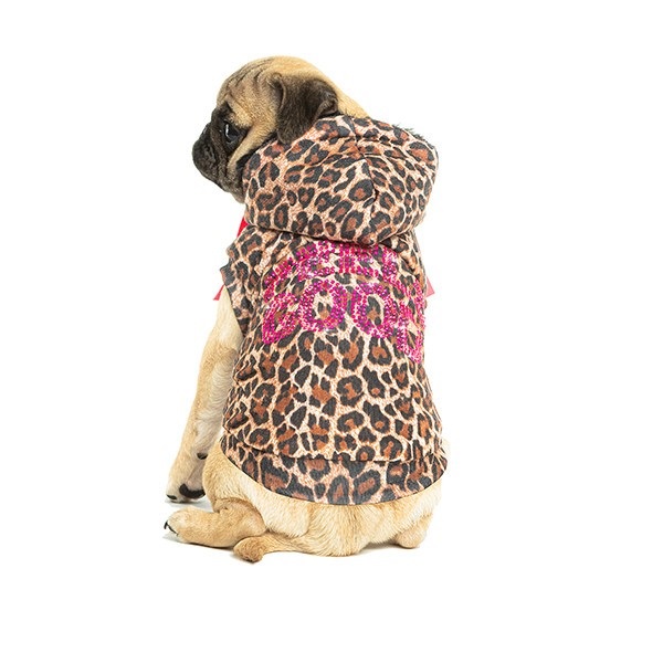 FEELS GOOD FLUO SWEATSHIRT LEOPARD