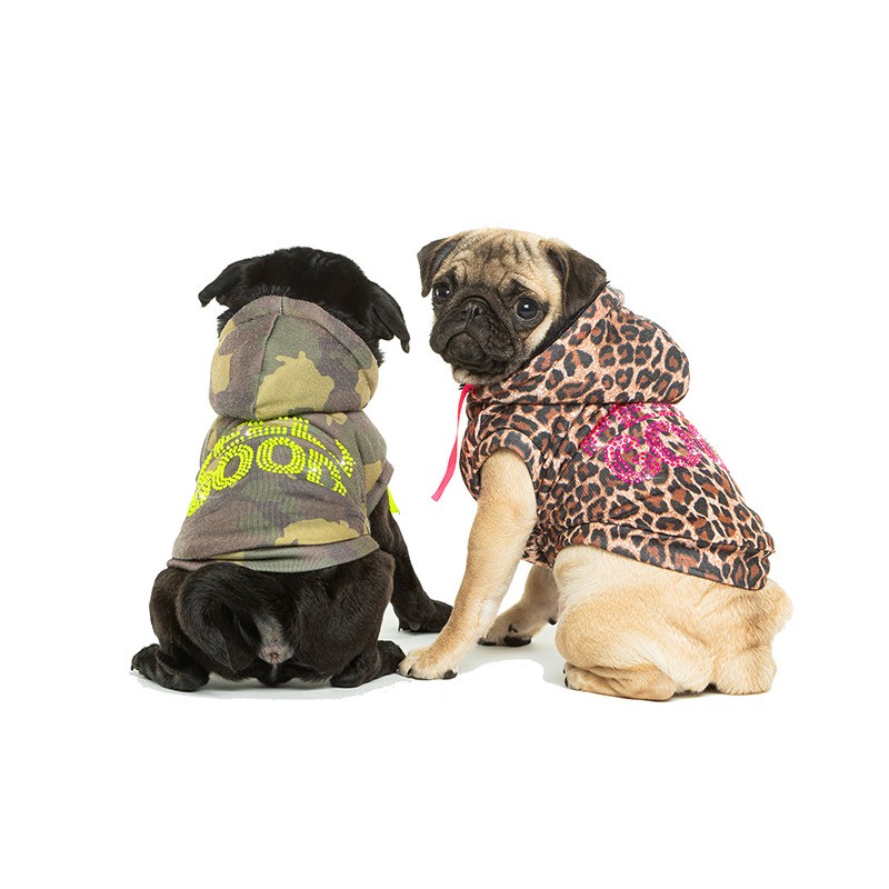 FEELS GOOD FLUO SWEATSHIRT LEOPARD - immagine 3