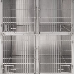 GABBIA DEGENZA 4 POSTI (h. 95cm) – 2 DIVISORI