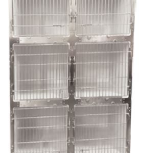 GABBIA DEGENZA-OSPITE IN PVC 6 POSTI VERTICALE