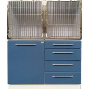 GABBIA DEGENZA-OSPITE IN PVC 2 POSTI