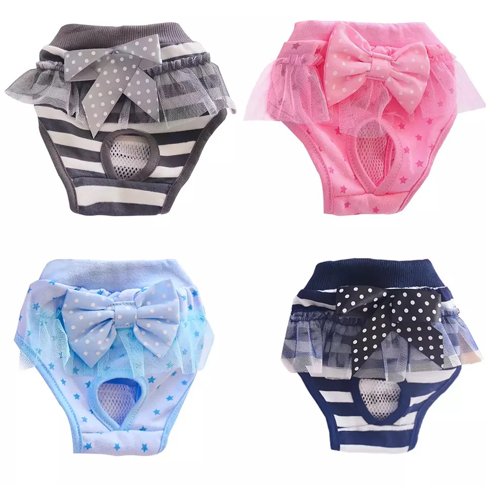 Washable Diaper Lace Pants For Dogs - immagine 3