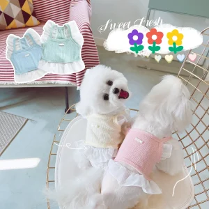 Breathable Lace Shoulder Cat Dog Vest