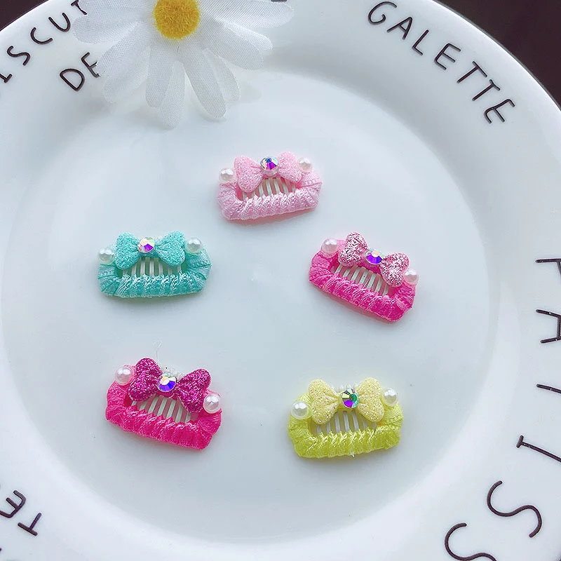 Sequined Bowknot Dog Cat Hair Clip 3pcs - immagine 8