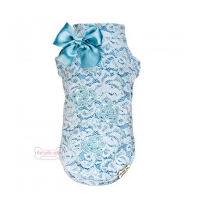 Lace & Roses T-shirt Blue