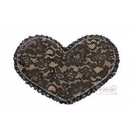 Lovely Lunch Time Lace Black Beige