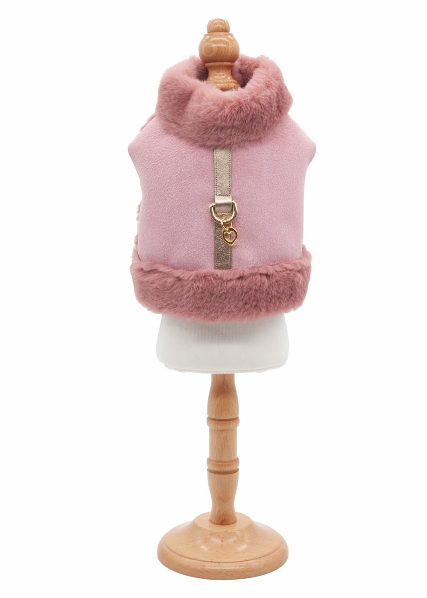 Harness Shearling Pink