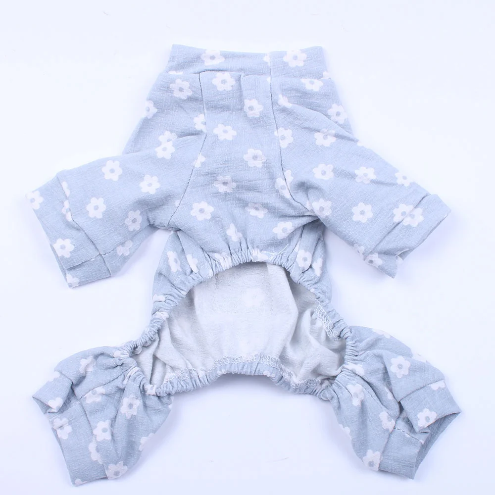 Flower Printed Dog JumpSuit Pajamas - immagine 8