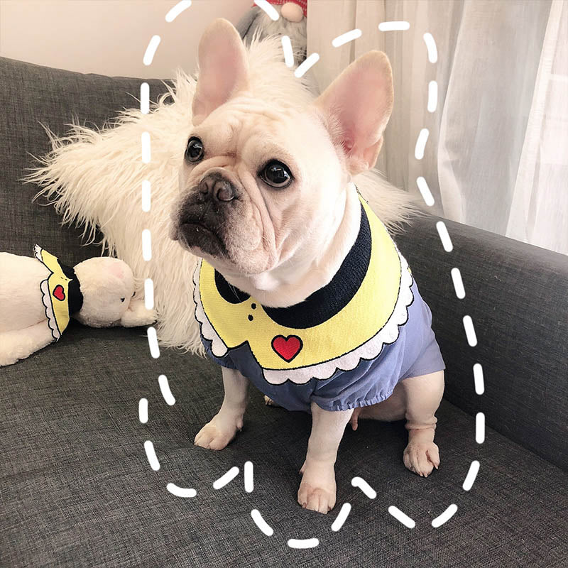 Cartoon Dog Cat Bandana Bibs - immagine 4