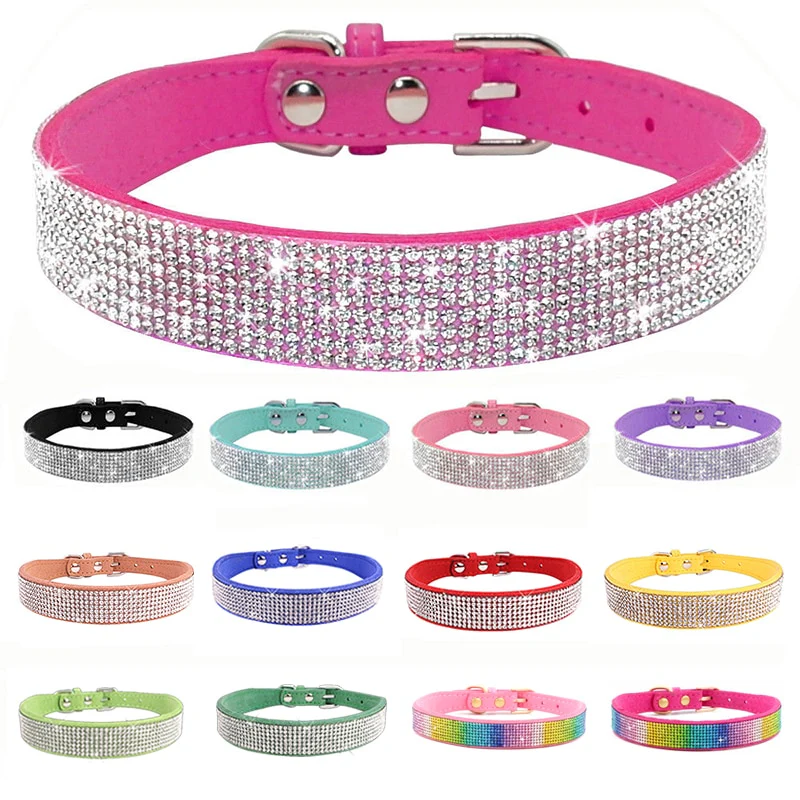 Crystal Buckled Dog Collar - immagine 3