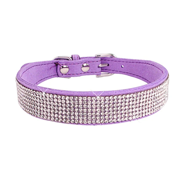 Crystal Buckled Dog Collar - immagine 7