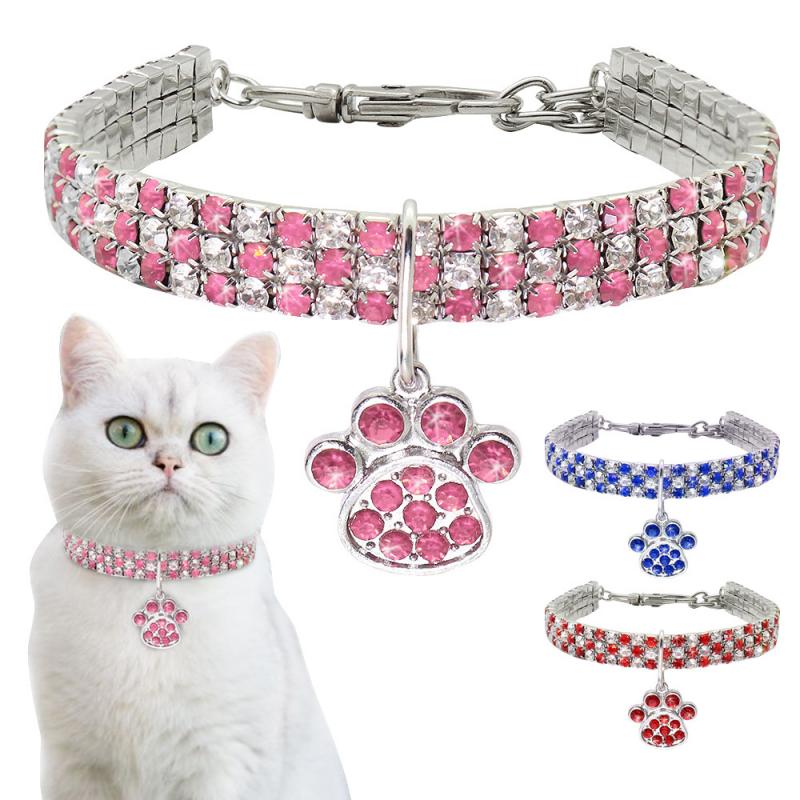 Footprints Dog Cat Jewelry Collar - immagine 2