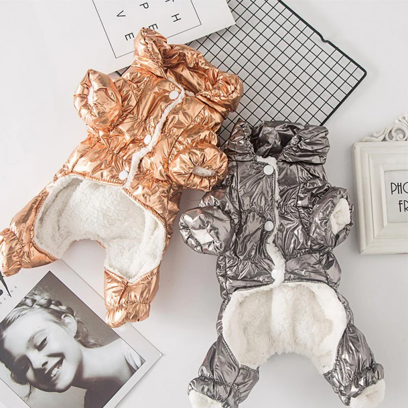 Thicken Plush Waterproof Puppy Coat - immagine 6