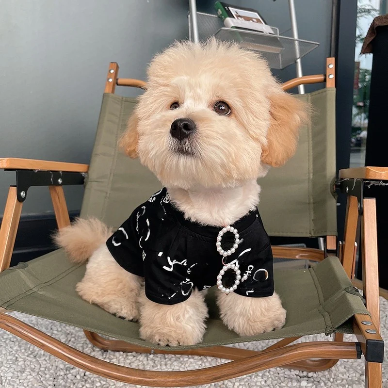 Artificial Pearl Dog Cat Sunglasses - immagine 9