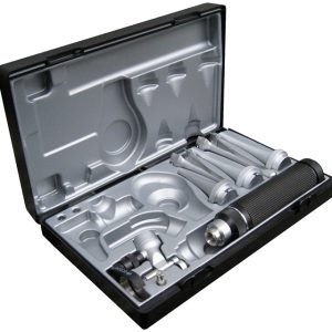 SET OTOSCOPIO VETERINARIO RIESTER HL 2,5V manico AA