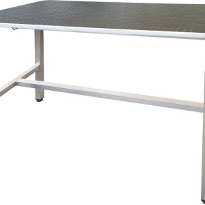 TAVOLO DA VISITA CON PIANO IN GOMMA