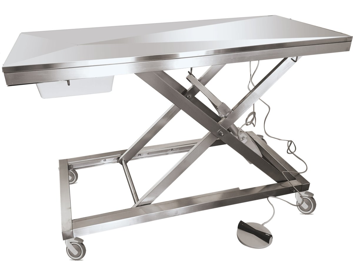 TAVOLO DA VISITA ELETTRICO SU RUOTE